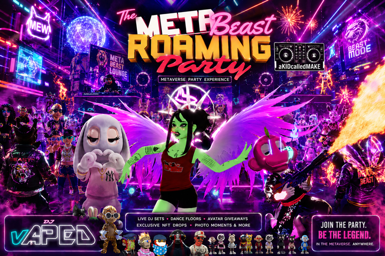 MetaBeast Roaming Party promo